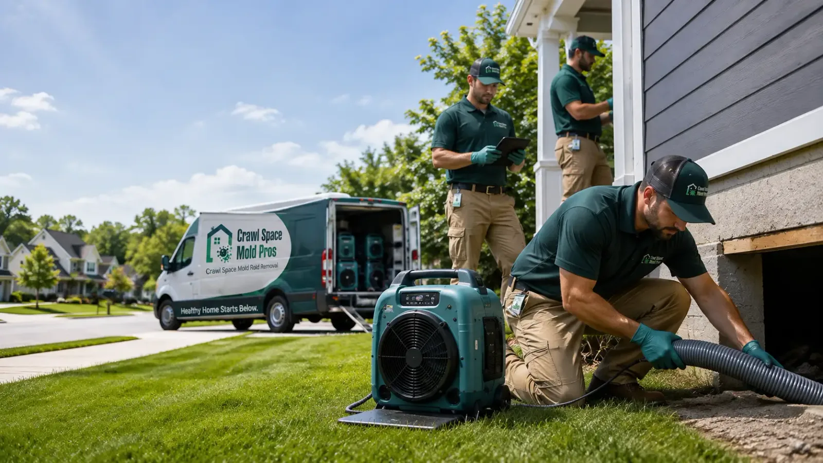 Crawl Space Mold Removal in Ellsworth, WI